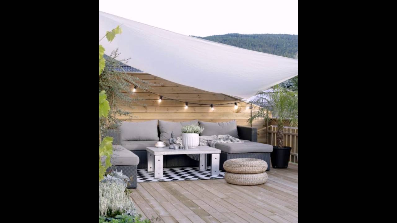 Terrasse Mit Lounge Möbeln Einrichten - YouTube