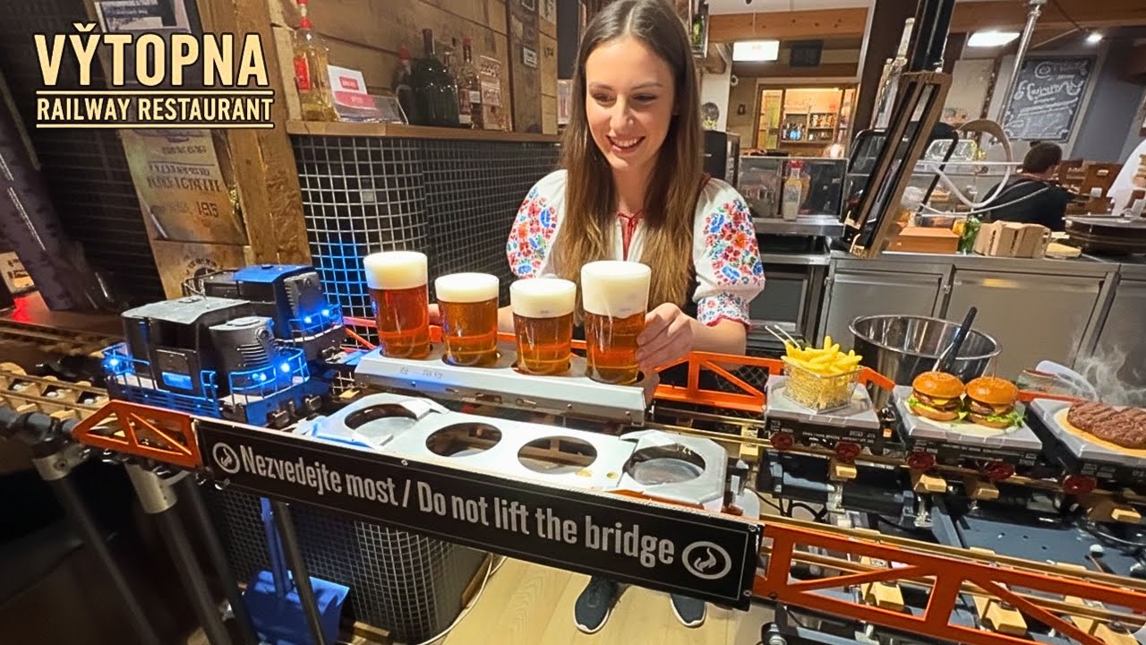В Праге есть СЕКРЕТНЫЙ железнодорожный ресторан под названием «Вытопна».
