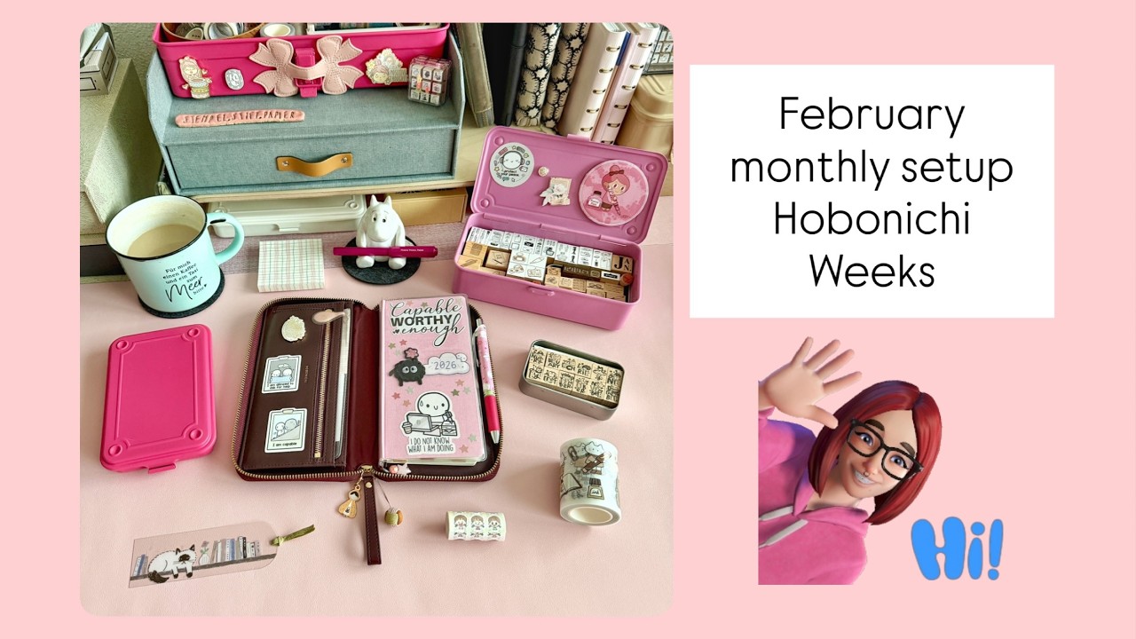 February | monthly setup | Hobonichi Weeks