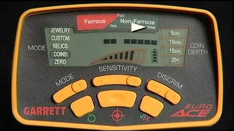 Garrett EuroACE Basics Operations   Part 2 of 8.video