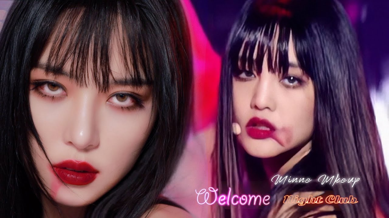 【Minne米妮蹦迪妆】气场全开！太酷了这个妆！Minne Cover Makeup [仇仇-qiuqiu]