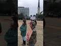 Dozens gather in Marion Square to protest the American and Israeli strikes against Iran