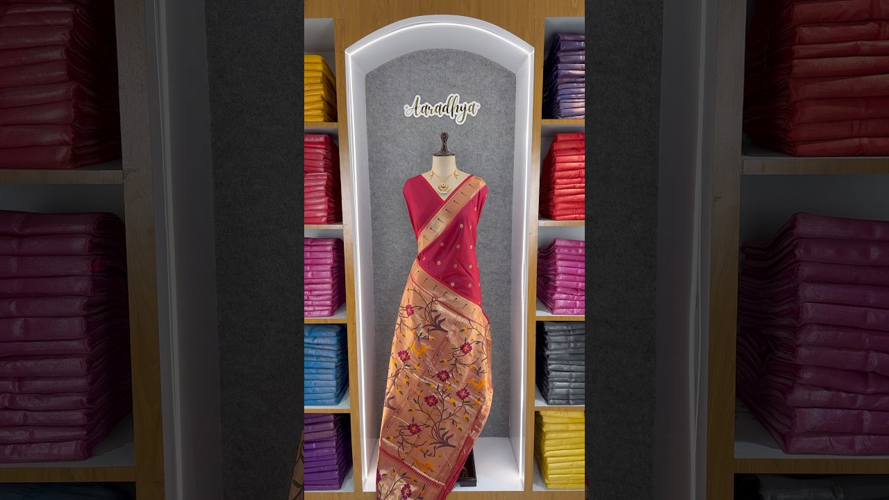 Authentic Paithani Soft Silk Saree