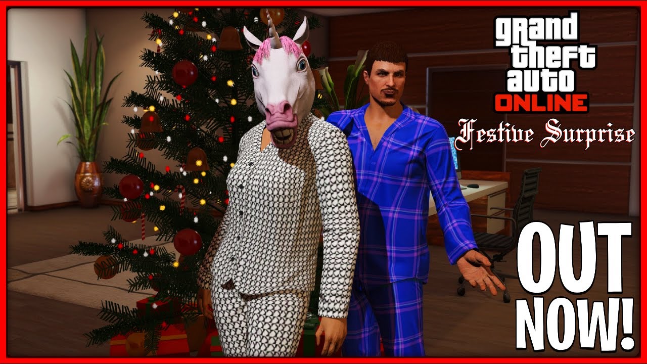 NEW GTA ONLINE FESTIVE SURPRISE 2021 UPDATE OUT NOW! - NEW CHRISTMAS CLOTHING, FREE CAR & MORE!