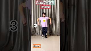 Cross V-Step Footwork Tutorial 🔥💯 #shorts #footworktutorial #ytshorts