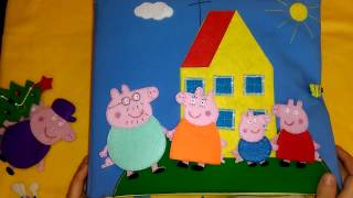 Развивающая книжка "Свинка Пеппа"#Quiet book#Developing book Peppa Pig Развивающая книжка "Свинка Пеппа"#Quiet book#Developing book Peppa Pig