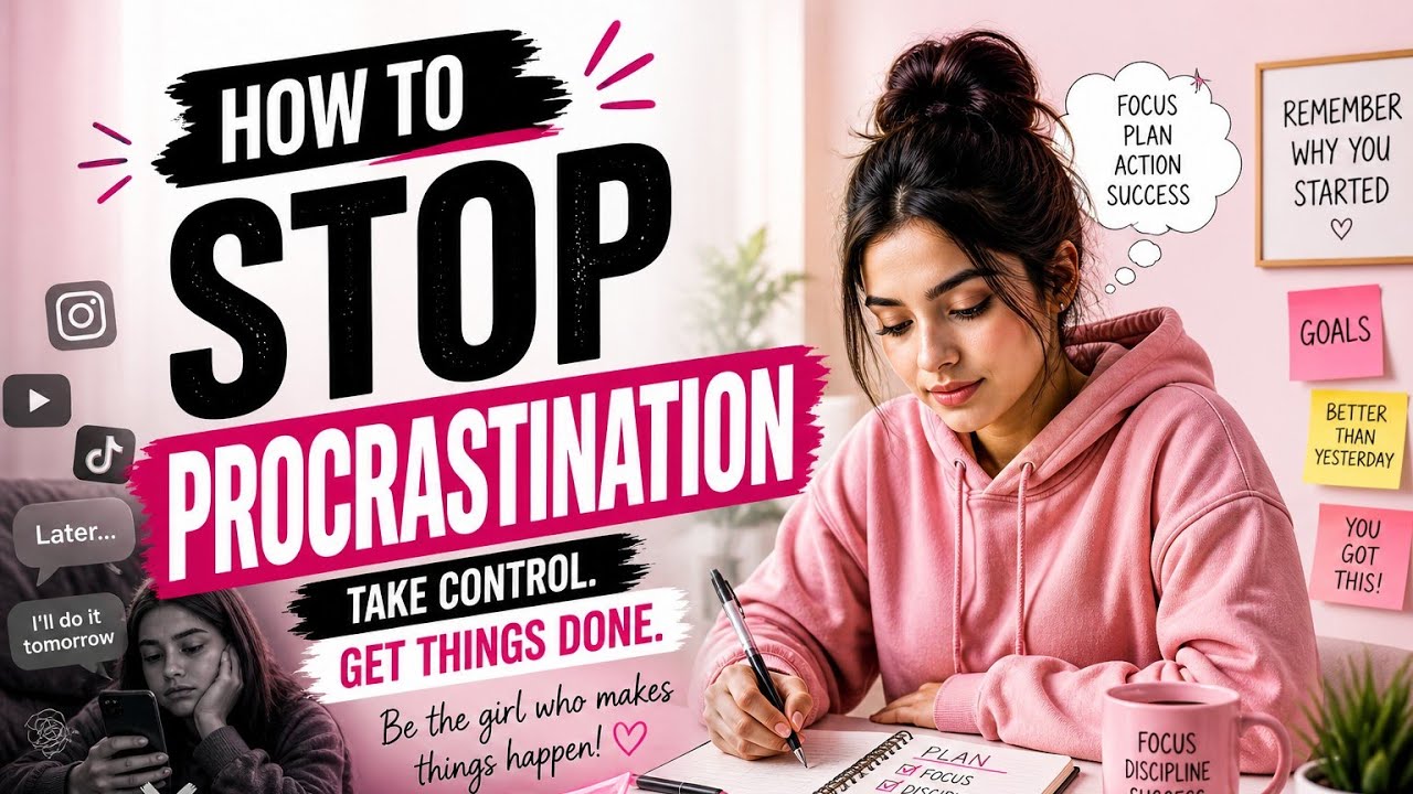 How to stop procrastination || 5 rules for instant success 💯#motivation ...