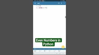 How to print even numbers using while loop in python #pythontamil #programmingtutorial #coding