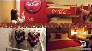 ALTON TOWERS hotel celebration suite COCA COLA room || Mooby Doo
