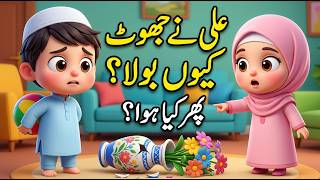 Ali Ne Jhoot Kyun Bola Sach Bolne Ki Khobsurat Kahani #islam #muslim #kids #kidsvideo #kidslearning