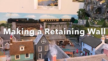 How I Made a Retaining Wall on EH&S Railway