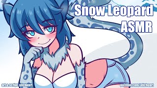 Cuddling With A Snow Leopard Asmr Roleplay F4A Meowing Tapping Ear Noms And Mouth Sounds 