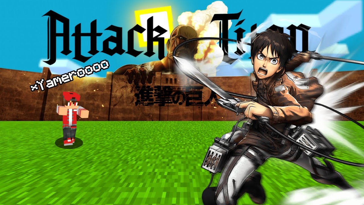 NEW !!! ADDON *ATTACK ON TITAN*, MODE TITAN SHIFTER DLL. YouTube