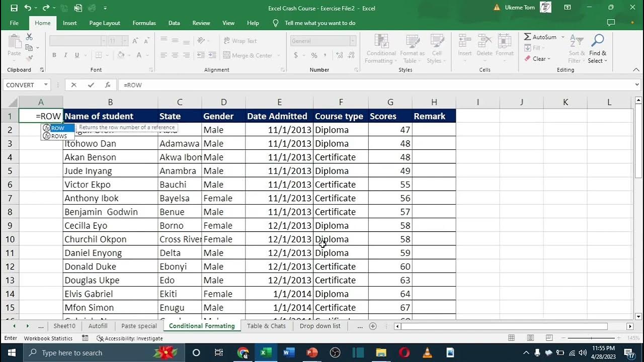 THE SMARTEST WAYS TO ENTER SERIAL NUMBERS IN EXCEL - YouTube