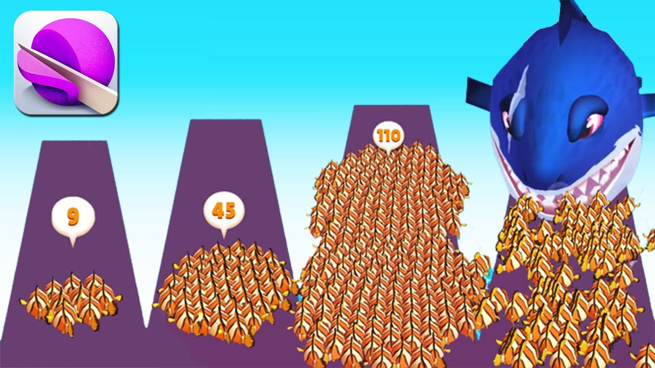 Satisfying Mobile Games - Fish Run 3D,Coin Rush,Join Clash 3D,Count Masters