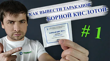 БОРНАЯ КИСЛОТА против ТАРАКАНОВ в квартире — используем по науке (ч. I)