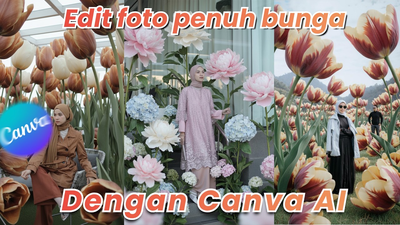 Gak Perlu App Ribet! Pake Canva AI Buat Efek Foto Bunga yang Lagi Rame ...