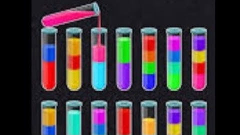 |Water Colour Sort Level 1-5 | Part - 1| #watercoloursort |