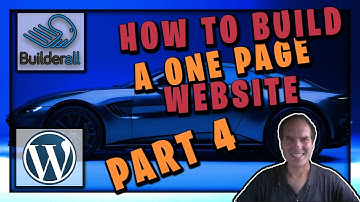 How To Build A 1 Page Website Part 4 | Builderall Tips Tricks and Hacks