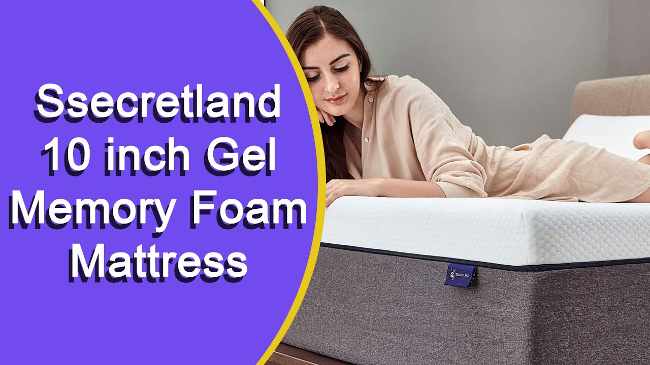 sh 10 inch gel memory foam mattress