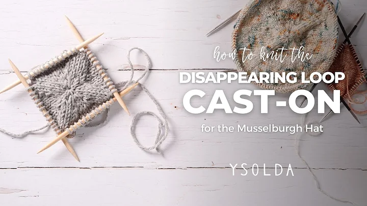 How to work the disappearing loop cast-on | Musselburgh Hat | DPNs and Magic Loop