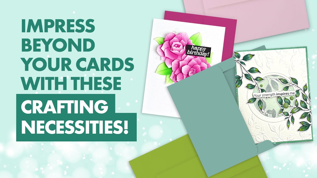 Crafty Necessities: Moss Envelope (12/pk)
