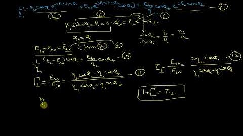 16. Oblique Incidence at Plane Dielectric Boundary
