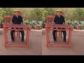 The principle of the Lock of Lu Ban is used to make tables and chairs, which can be easily