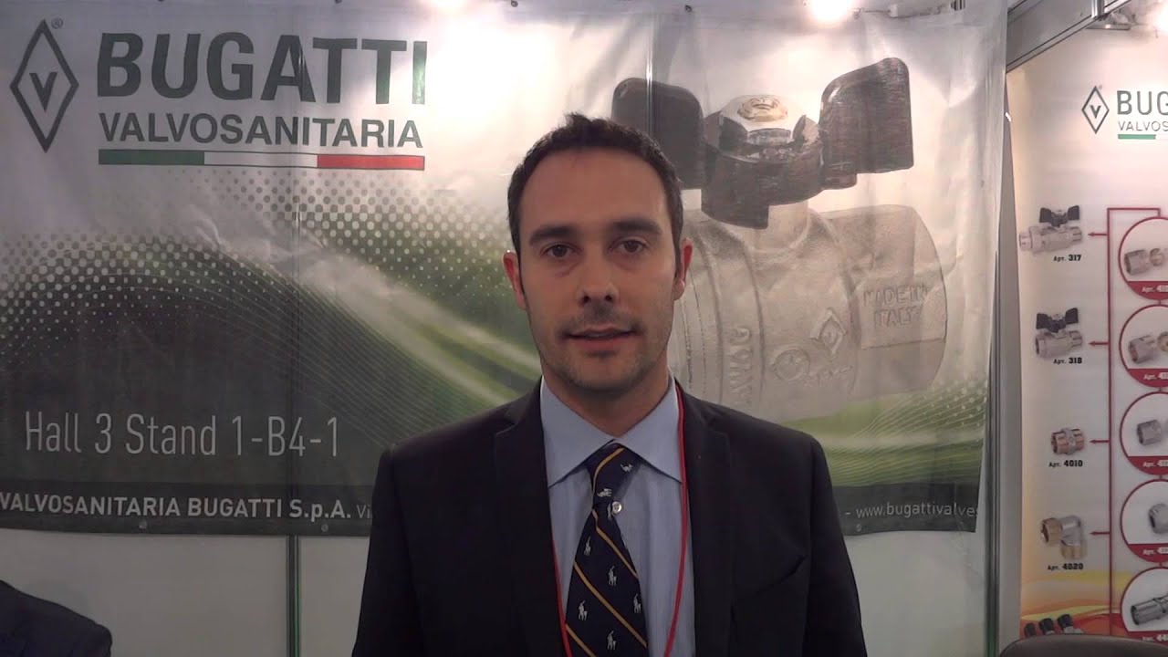 Matteo Fogliata представляет краны бугатти на выставке в Киеве - YouTube