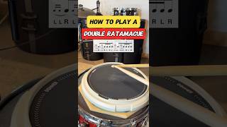 How to play a DOUBLE RATAMACUE! #drummer