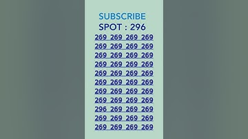 can you find 296 in 5 seconds? #wordpuzzlegame #game #mathematics #mindbendingquiz #puzzle