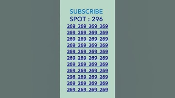 can you find 296 in 5 seconds? #wordpuzzlegame #game #mathematics #mindbendingquiz #puzzle