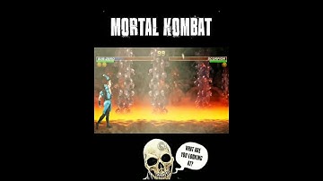 SUB-ZERO FUNNY FATALITY • MORTAL KOMBAT 3 MEME #shorts