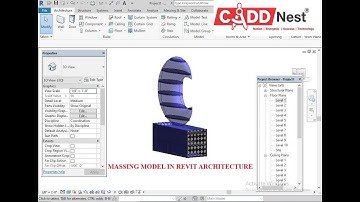 Massing Model in Revit Architecture தமிழ் -CADD Nest