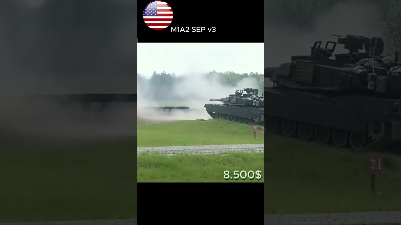 “M1A2 SEP v3 or K2 Black Panther? ⚔️ Cost per Shot Comparison” 