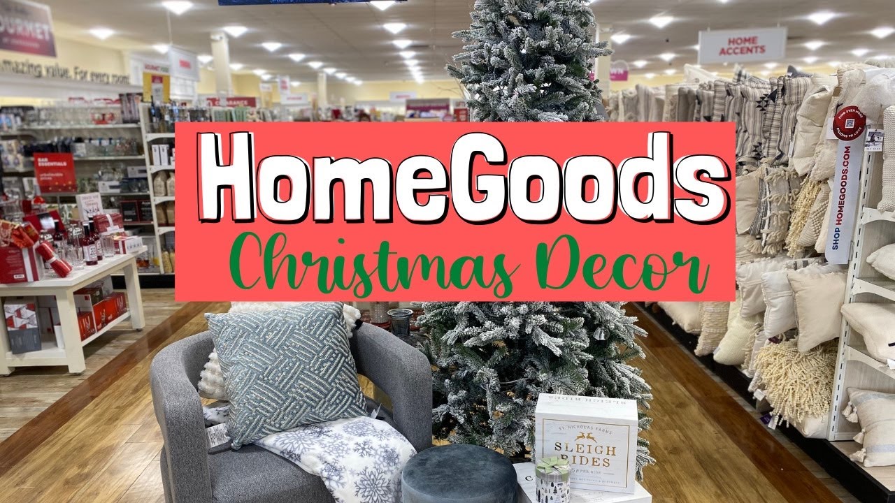 *NEW* HOMEGOODS SHOP WITH ME CHRISTMAS 2021 I NEW HOLIDAY DÉCOR YouTube