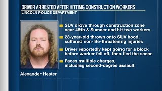 Construction workers hit by vehicle in south Lincoln, police say