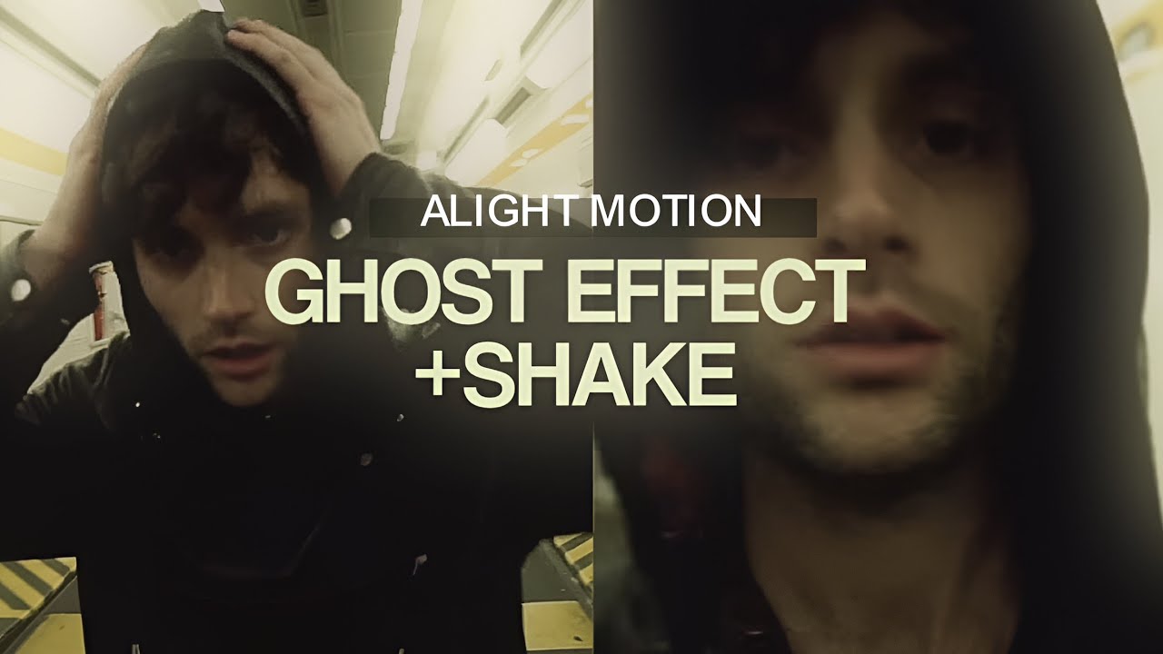 easy ghost effect + shake tutorial on alight motion