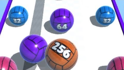 BALL MERGE 2048 - All Levels Gameplay IOS (Levels 94-95).