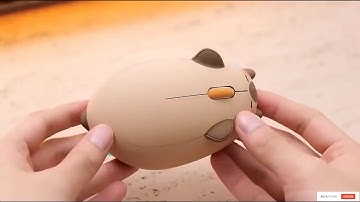 Akko Capybara Super Light Mouse Office Gaming Mice 2.4ghz Wireless Mouse Cute