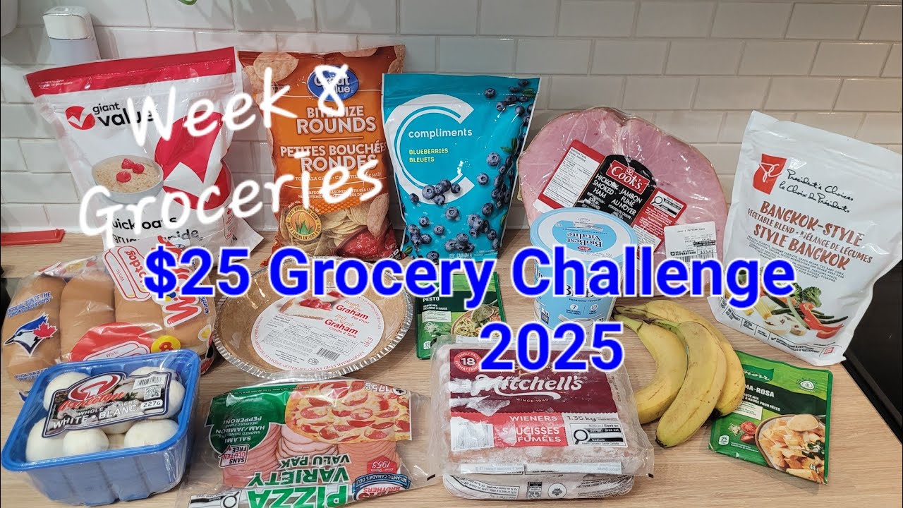 Неделя 8: Продукты — челлендж по покупке продуктов за 25 долларов и создание кладовой. ВОПРОС в К...