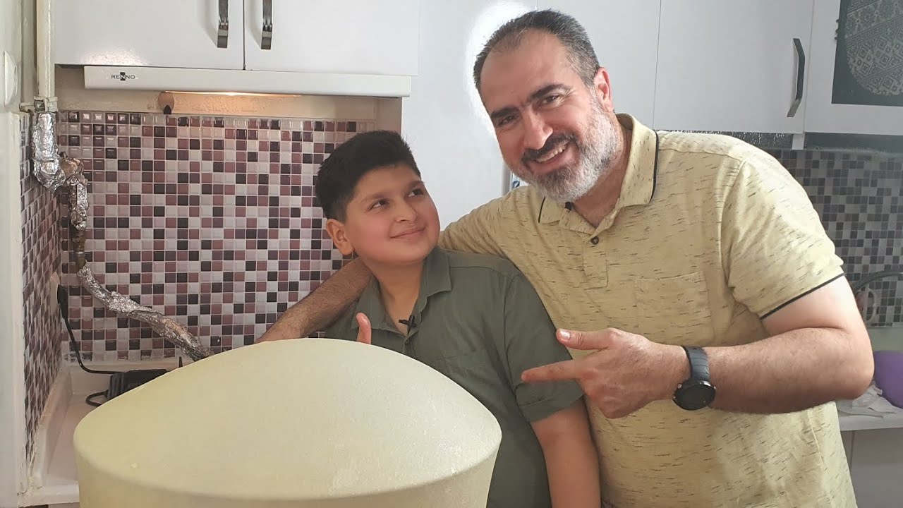 حلاوة الجبن على طريقة ابني محمد سهلة جداً والنتيجة ممتازة #شيف_نبيل