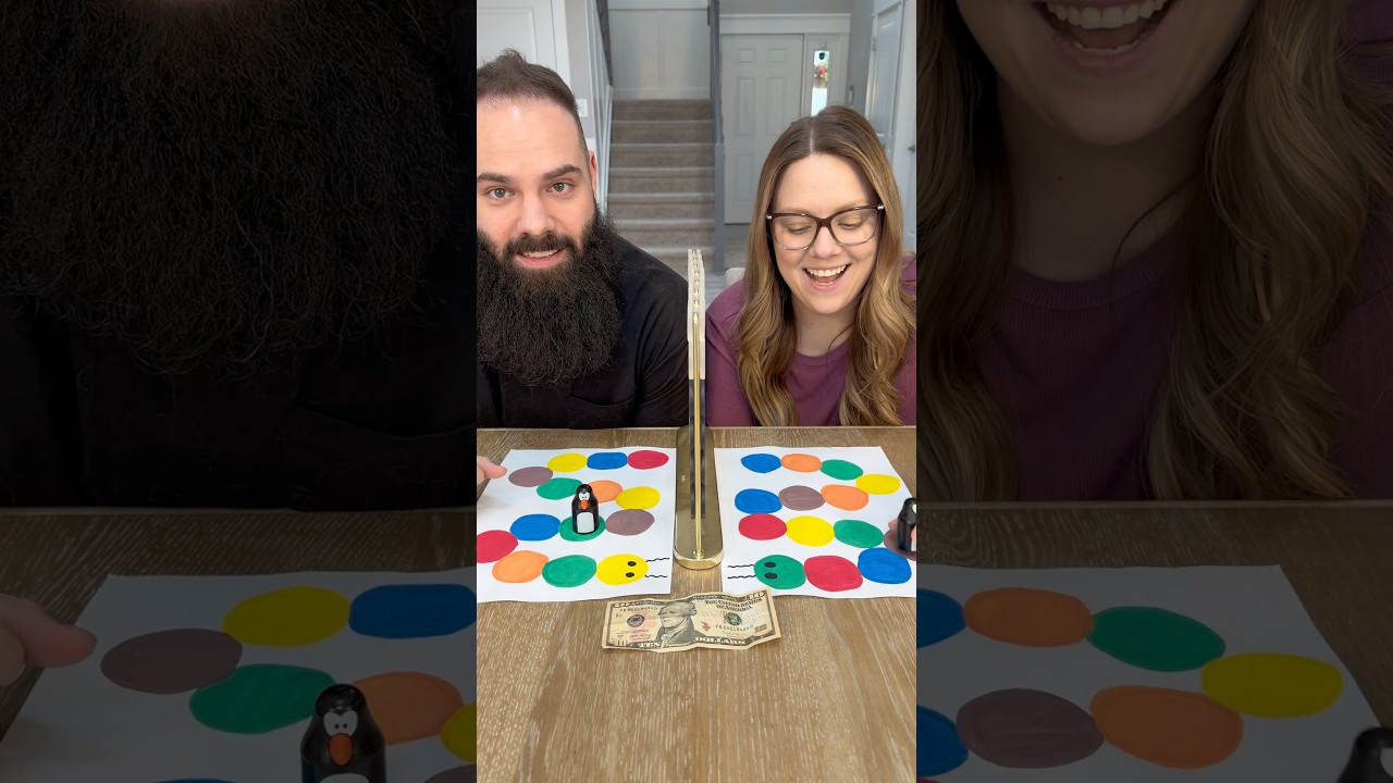 Who Can Finish First In This DIY Game?! #boardgames #gamenight #couple #fun