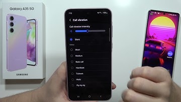 How to Find & Manage Vibration Settings on Samsung Galaxy A35 5G - Haptics