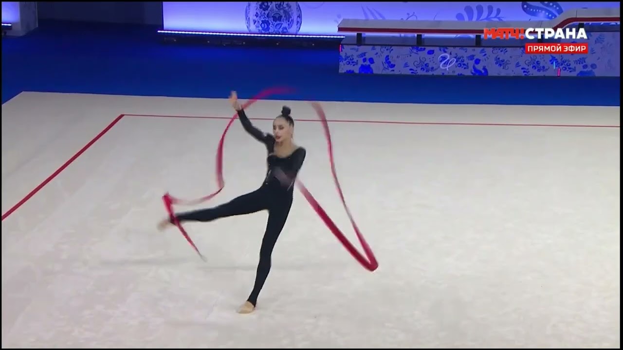 Maria Borisova ribbon final Russian Championship 2026 🥇30.20