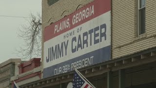Visitors explore Jimmy Carter's hometown of Plains, Georgia