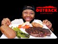 22 Oz Ribeye + Lobster | Outback Steakhouse | Mukbang