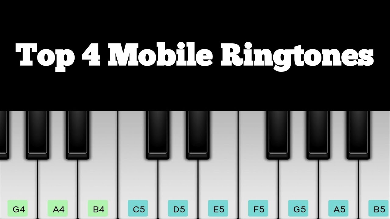 Top 4 Mobile Ringtones Keyboard Cover RM Aravind YouTube