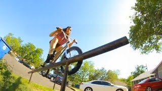 How To Double Peg Hard 180 BMX with Jared Swafford