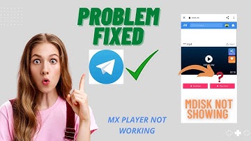 How to fix/solve this problem, Mdisk not showing in Telegram |Telegram not working | fixed